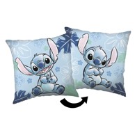 JERRY FABRICS Dječji jastuk od flisa 40x40 cm Lilo and Stitch "Blue"